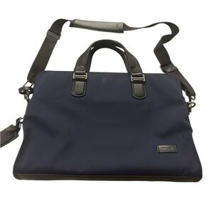 Tumi Harrison  Navy Blue laptop bag